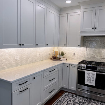 Quaint Kitchen with a Hint of Exposed Brick
