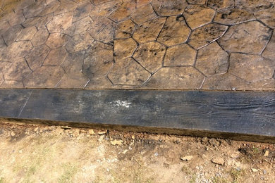 Inspiration for a rustic patio remodel in Other