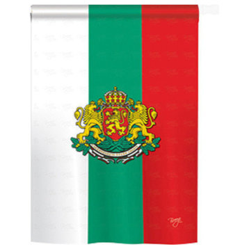 Bulgaria 2-Sided Vertical Impression House Flag