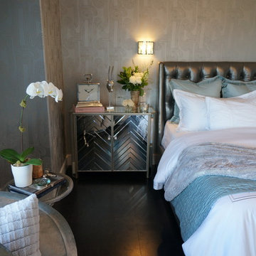 Contemporary Hollywood Glam Bedroom