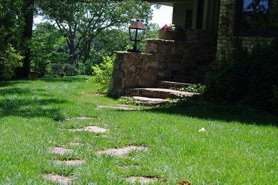 Photo of a stone garden path in Richmond.