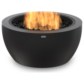 EcoSmart™ Pod 30 Concrete Fire Pit Bowl - Smokeless Ethanol Fireplace, Graphite, Gas Burner (Lp/Ng)