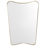 ICMC INC. - Butterfly Gold Mirror - Designed and manufactured by Ethnik Living, balanced combination of elegancy and simpleness. Suitable to use in bathroom and humidity. All packages include the necessary hardware.