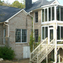 Deck to Sunroom conversion