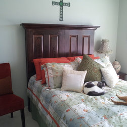 queen size 2 door headboard - Headboards