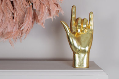 Gold 'Rock On!' Hand