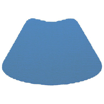 Kraftware Fishnet Process Blue Wedge Placemats, Set of 12