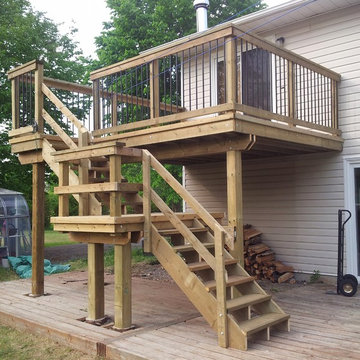 Collection of Cedar andPressure Treated Decks