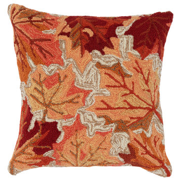 Frontporch Falling Leaves "Machine Washable" Indoor/Outdoor Pillow