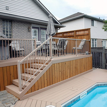 decks with pools.