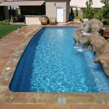 Viking Fiberglass Pools - Poseidon - Sapphire Blue - Aquatic Pools