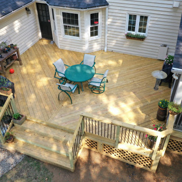 South Charlotte Treated Lumber Deck