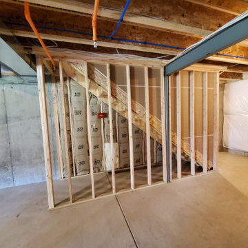 Basement remodel in Doylestown, PA