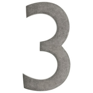 5" Pure Copper Numbers - Contemporary - House Numbers - by Majestic Mfg |  Houzz