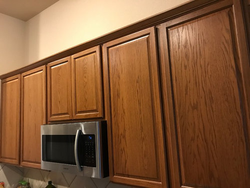 Paint or Stain Oak kitchen cabinets
