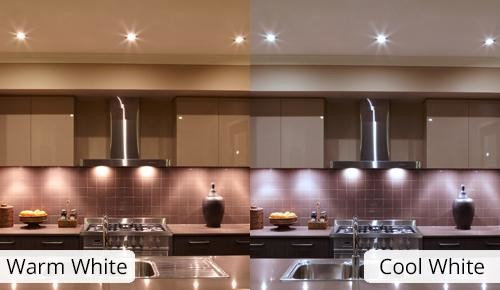 warm or cool light for kitchen