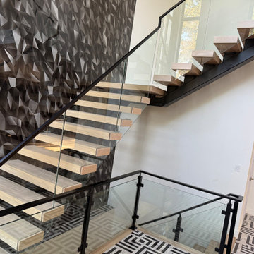 Marlboro NJ Modern stairs and railing