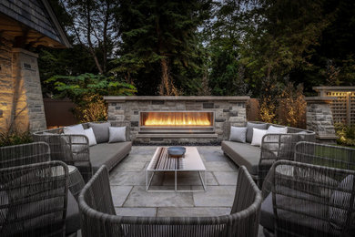 Example of a trendy patio design