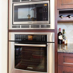 Custom Cherry Galze Kitchen - Ovens