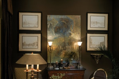 Tuscan home office photo in Austin