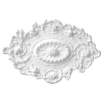 Floral Oval Ceiling Medallion