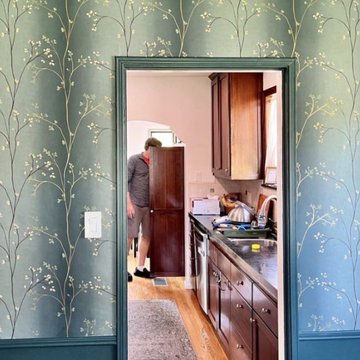 Kitchen wallpaper installation Arch Cape, OR