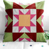 Handmade Canvas Cushion Chic Decorative Pillow 18.9"x18.9" Flowers