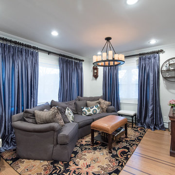 Kitchen, Interior Renovation and Custom Fireplace Design