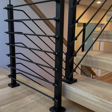 Project #147 | Modern Staircase with Seattle Style Stringer