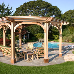 Octagonal Shade Pergola - Pergolas