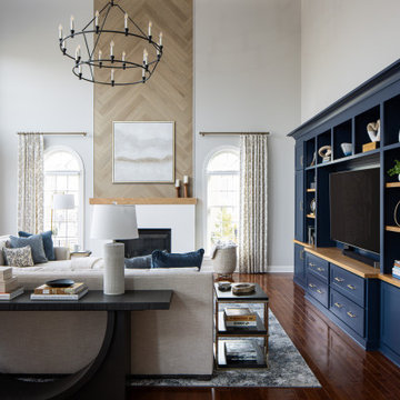 Transitional Retreat - Family Room Remodel & Scullery Kitchen - Haymarket, VA