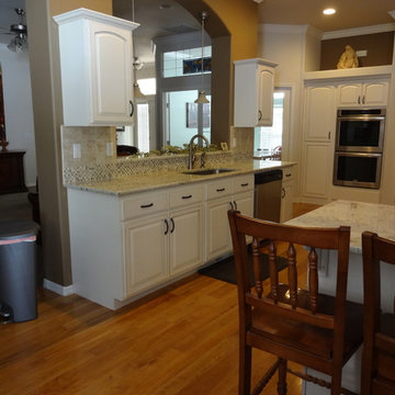 Refinished Dover White Kitchen