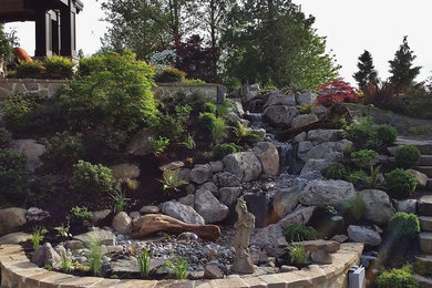 This is an example of a country garden in Vancouver.