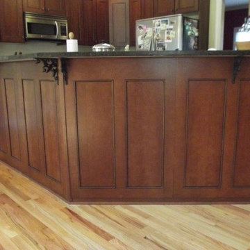Kitchen Transformation done in Cherry