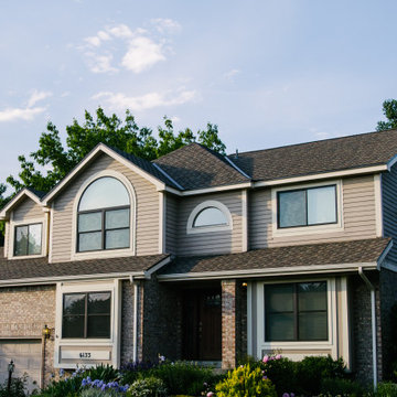 New Asphalt Shingle Roof and Gutters