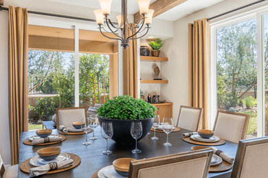 Dining room - dining room idea in San Diego