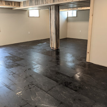 The Beetle kill pine Basement