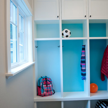 Mudroom: Classic and Colorful