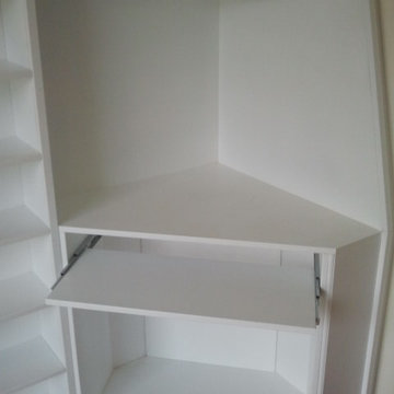 Book case/ computer station. Lucan
