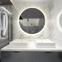 Orbit Round LED Mirror, 24"x1.75"