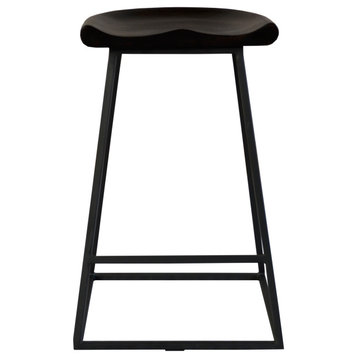 Industrial Jackman Counter Stool - M2 - Brown