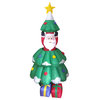 Animated Santa Claus Pop Up from Christmas Tree, 5'