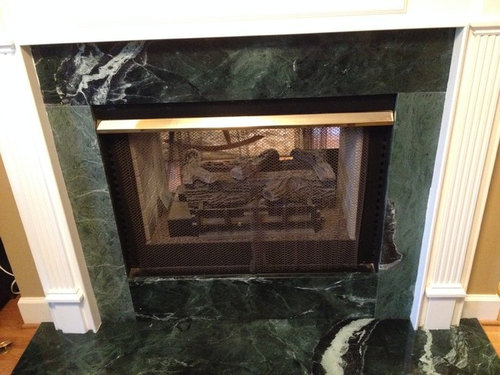 Replacing Marble Fireplace Surround, How To Paint Marble Fire Surround