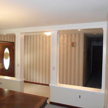 half wall project and arch