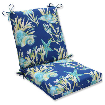 Daytrip Squared Corners Chair Cushion, Pacific