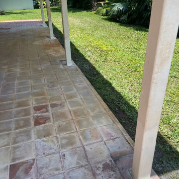 Residential steel column repair