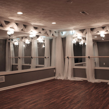 Avon Lake Basement Remodel with Dance Studio