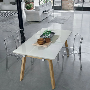 Marte 160 stoneware extending dining table by Target Point