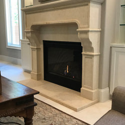 Limestone @ Hollyspring - Fireplace Mantels