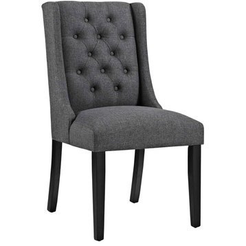 Modway Furniture Baronet Dining Chair in Gray -EEI-2235-GRY